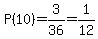 P%2810%29=3%2F36=1%2F12