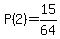 P%282%29=15%2F64