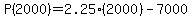 P%282000%29=2.25%282000%29-7000