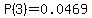 P%283%29=0.0469