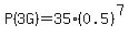 P%283G%29=35%280.5%29%5E7