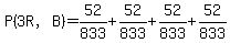 P%283R%2CB%29=52%2F833%2B+52%2F833%2B52%2F833%2B52%2F833