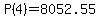 P%284%29+=+8052.55