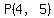 P%284%2C5%29