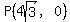 P%284sqrt%283%29%2C0%29