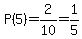 P%285%29=2%2F10=1%2F5