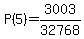 P%285%29=3003%2F32768