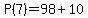 P%287%29=98%2B10