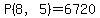 P%288%2C5%29+=+6720