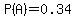 P%28A%29+=+0.34