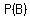 P%28B%29+