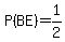P%28BE%29=1%2F2