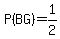 P%28BG%29=1%2F2