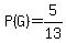 P%28G%29=5%2F13