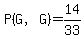 P%28G%2CG%29=14%2F33