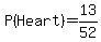 P%28Heart%29=13%2F52