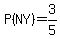 P%28NY%29=3%2F5