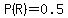 P%28R%29=0.5