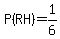 P%28RH%29=1%2F6