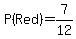 P%28Red%29=7%2F12