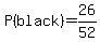 P%28black%29=26%2F52