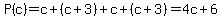P%28c%29=c%2B%28c%2B3%29%2Bc%2B%28c%2B3%29=4c%2B6