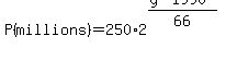 P%28millions%29=250%2A2%5E%28%28y-1990%29%2F66%29