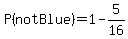 P%28not+Blue%29=1-5%2F16