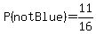 P%28not+Blue%29=11%2F16