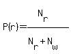 P%28r%29=%28N%5Br%5D%29%2F%28N%5Br%5D%2BN%5Bw%5D%29