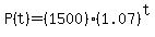 P%28t%29=+%28%241500%29%281.07%29%5Et
