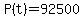 P%28t%29=+92500