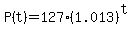 P%28t%29=127%281.013%29%5Et