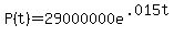 P%28t%29=29000000e%5E%28.015t%29