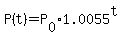 P%28t%29=P%5B0%5D%2A1.0055%5Et