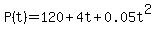 P%28t%29+=+120+%2B+4t+%2B+0.05t%5E2