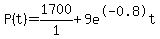 P%28t%29+=+1700%2F1+%2B+9e%5E-0.8t