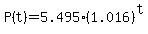 P%28t%29+=+5.495%281.016%29%5Et