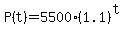 P%28t%29+=+5500%281.1%29%5Et