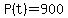 P%28t%29+=900