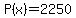 P%28x%29=2250