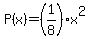 P%28x%29+=+%281%2F8%29%2Ax%5E2