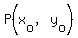P%28x%5Bo%5D%2Cy%5Bo%5D%29