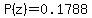 P%28z%29=0.1788