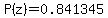 P%28z%29=0.841345