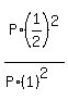 P%2A%281%2F2%29%5E2%2F%28P%2A%281%29%5E2%29