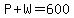 P%2BW=600