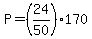 P=%2824%2F50%29170