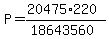 P=+%2820475%2A220%29%2F%2818643560%29