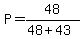 P=+48%2F%2848%2B43%29